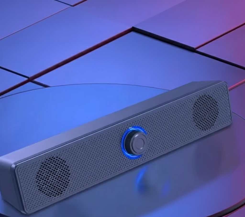 Barra de sonido para PC, Altavoz Bluetooth inalámbrico